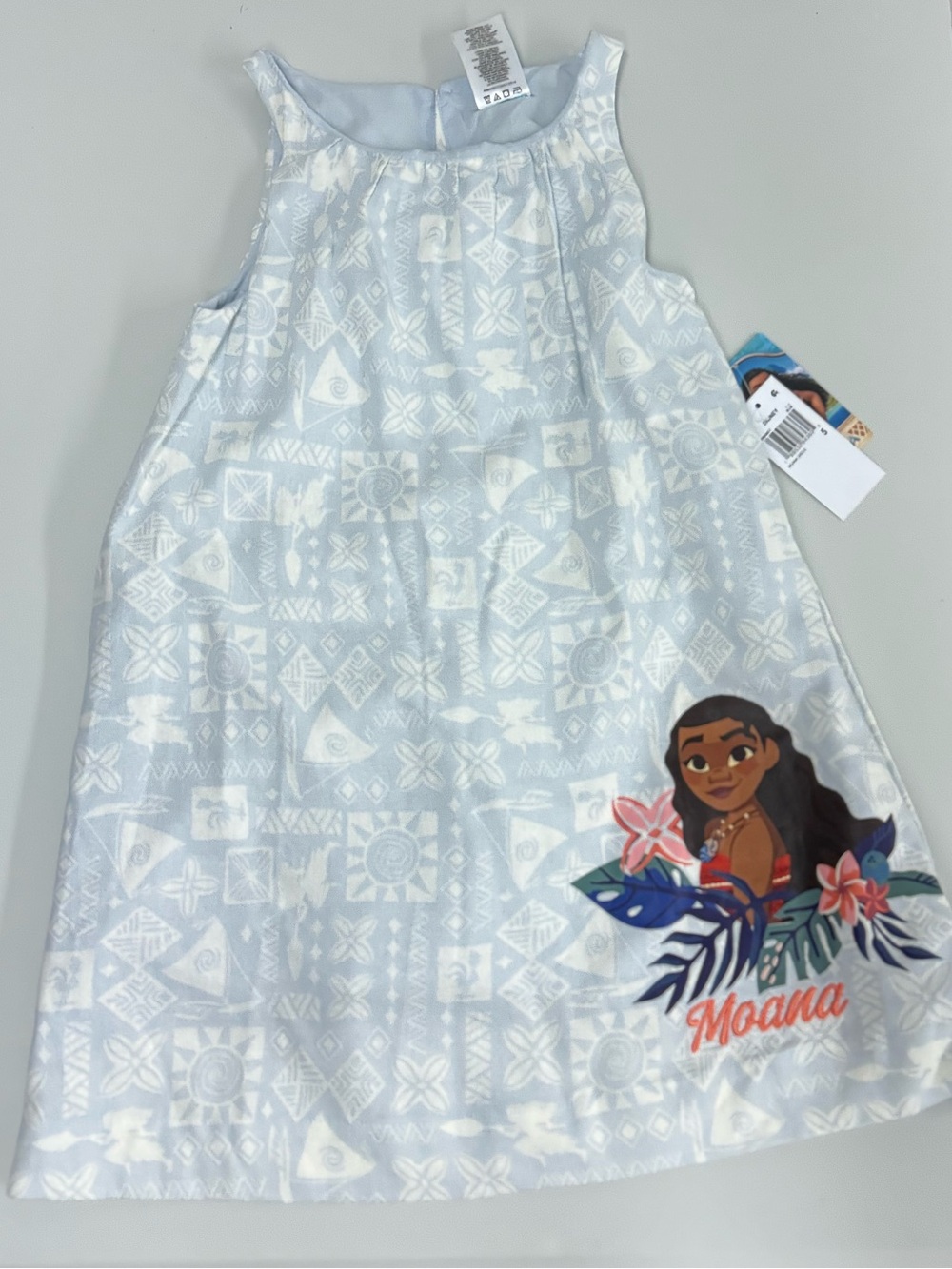 NWT Sz 5 Disney Moana Sleeveless Dress